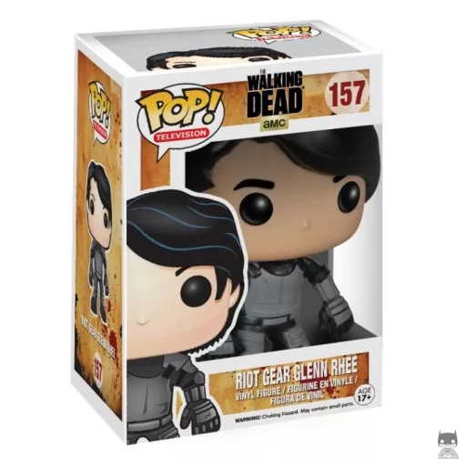 Figurine Funko POP Glenn Rhee en tenue anti émeute (The Walking Dead)