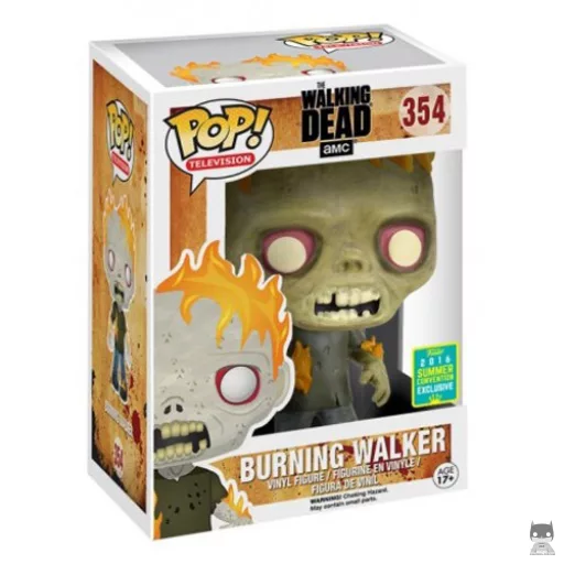 Figurine Funko POP Walker burning (The Walking Dead)