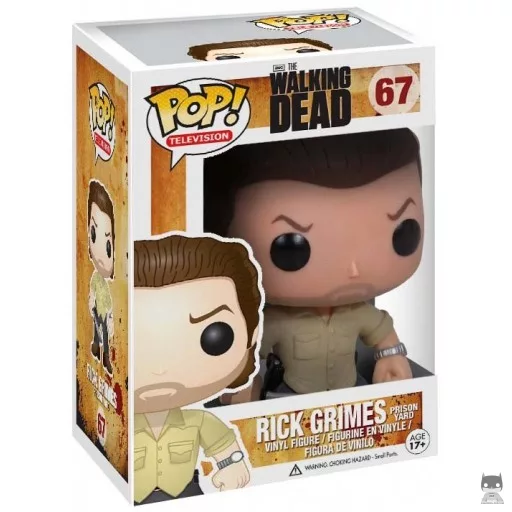 Figurine Funko POP Rick Grimes in prison yard (The Walking Dead)