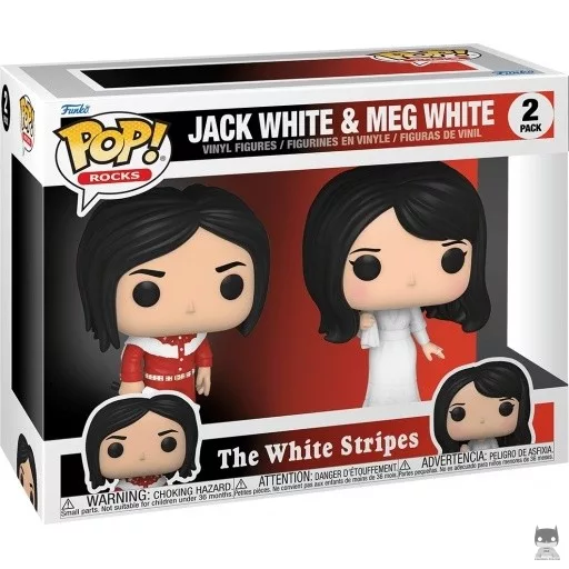 Figurine Funko POP Jack White & Meg White (The White Stripes)