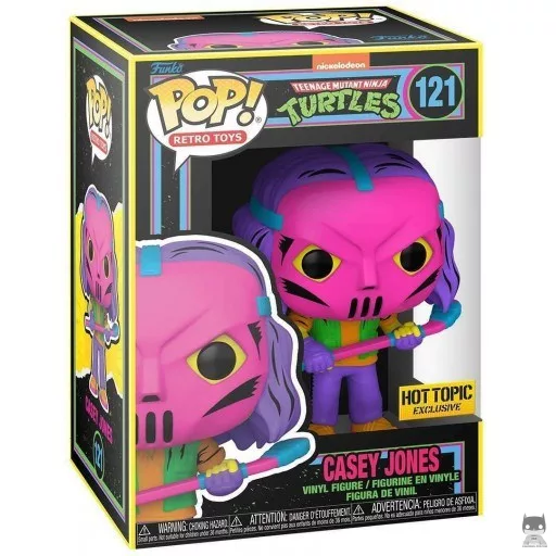 Figurine Funko POP Casey Jones (Blacklight) (Exclusive)