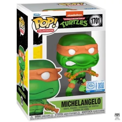 Figurine Funko POP Michelangelo (Translucent) (Tortues Ninja)