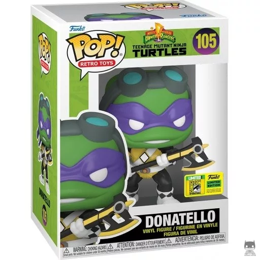 Figurine Funko POP Donatello (Tortues Ninja : Mighty Morphin Power Rangers)