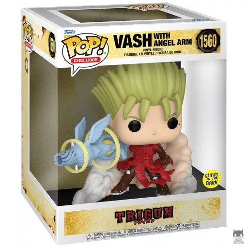Figurine Funko POP Vash avec Angel Arm (Glow in the Dark) (Glow in the Dark)