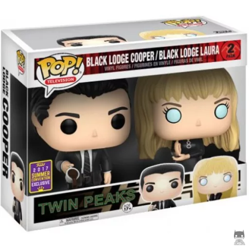 Figurine Funko POP Black Lodge Cooper & Black Lodge Laura (Pop! Vinyl)
