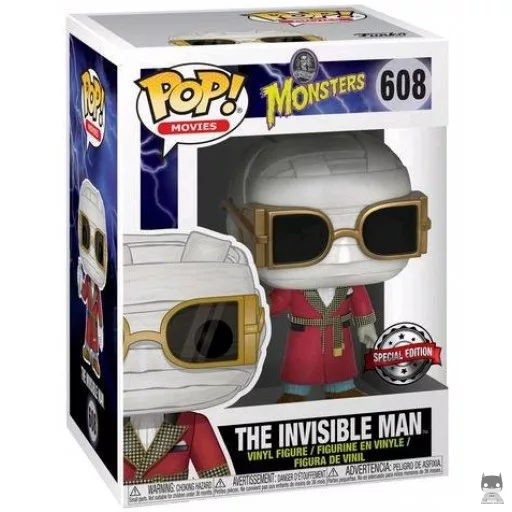 Figurine Funko POP L'Homme Invisible (Universal Monsters)