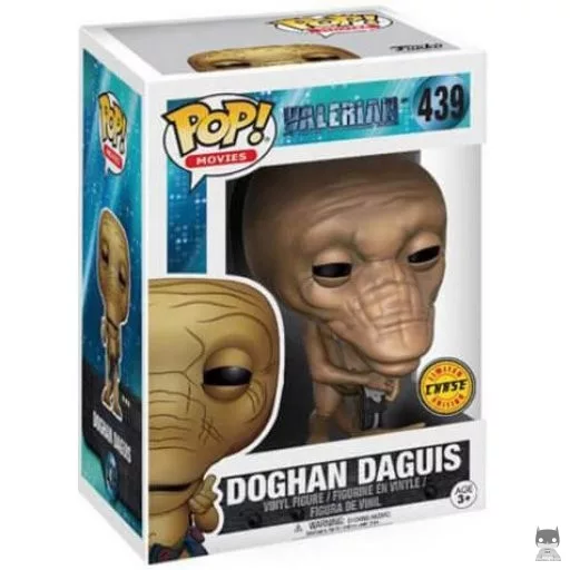 Figurine Funko POP Doghan Daguis avec Malette de Transport (Chase) (Valérian et la Cité des mille planètes)