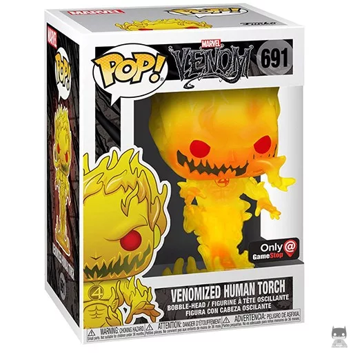 Figurine Funko POP La Torche Humaine Venom (GameStop)