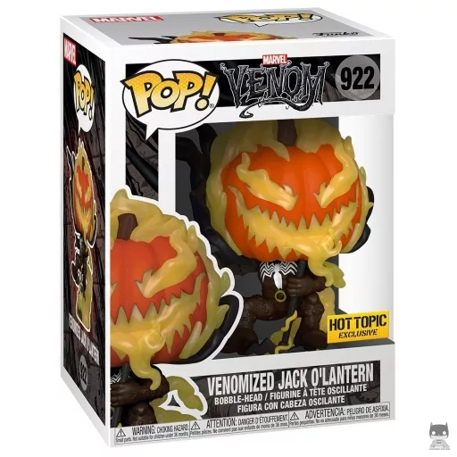 Figurine Funko POP Jack O'Lantern Venom (Hot Topic)