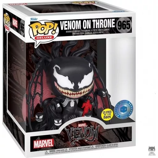 Figurine Funko POP Venom sur Trône (Glow in the Dark) (Venom)