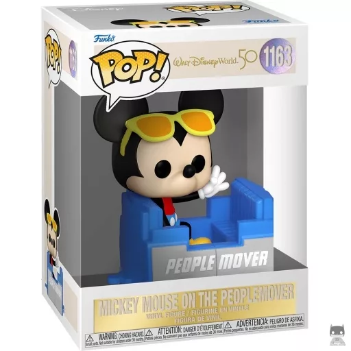 Figurine Funko POP Mickey Mouse dans l'Attraction Peoplemover (Walt Disney World 50ème Anniversaire)