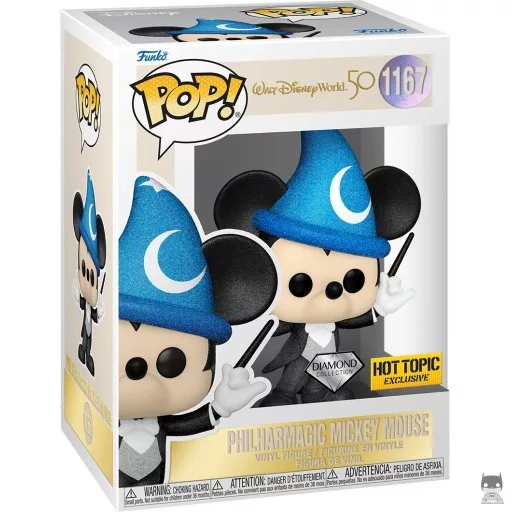 Figurine Funko POP PhilharMagic Mickey Mouse (Diamond Glitter) (Hot Topic)