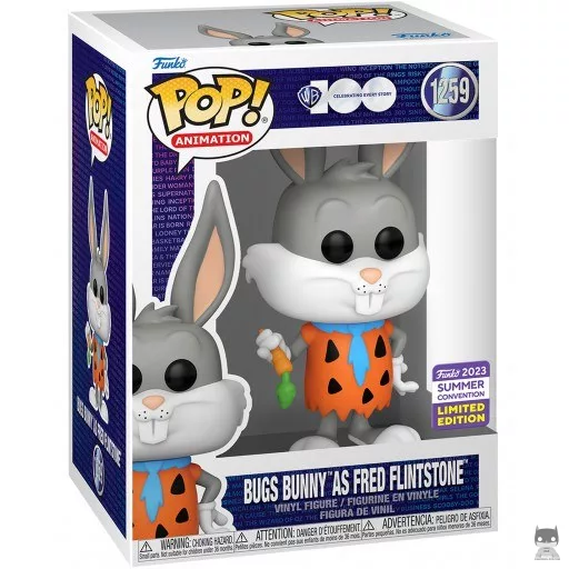 Figurine Funko POP Bugs Bunny en Fred Pierrafeu (Warner Bros 100 ans)