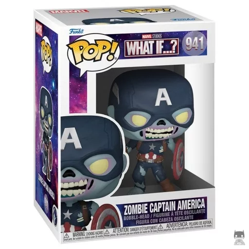 Figurine Funko POP Zombie Captain America (What If...?)