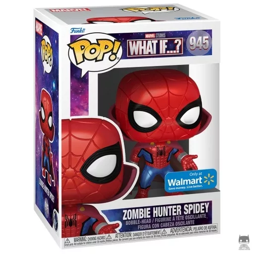 Figurine Funko POP Zombie Hunter Spidey (Metallic) (Walmart)