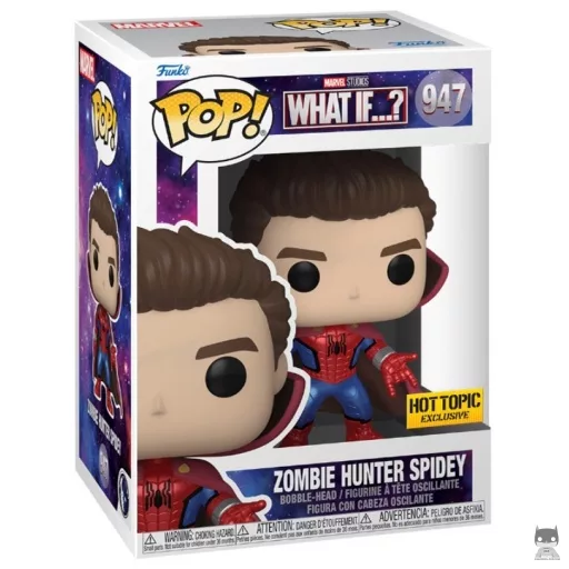 Figurine Funko POP Zombie Hunter Spidey sans Masque (Metallic) (Metallic)