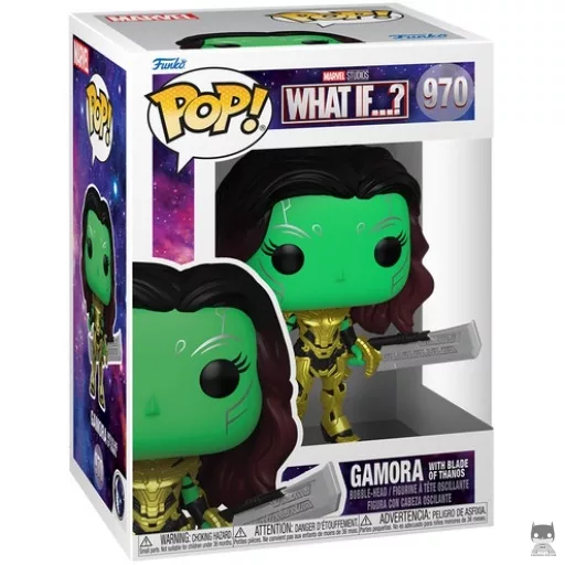Figurine Funko POP Gamora avec Lame de Thanos (What If...?)