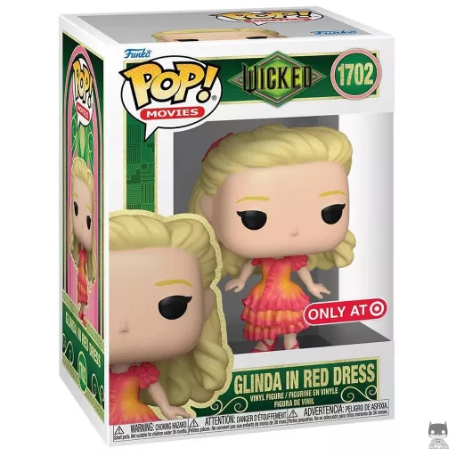 Figurine Funko POP Glinda en robe rouge (Wicked)