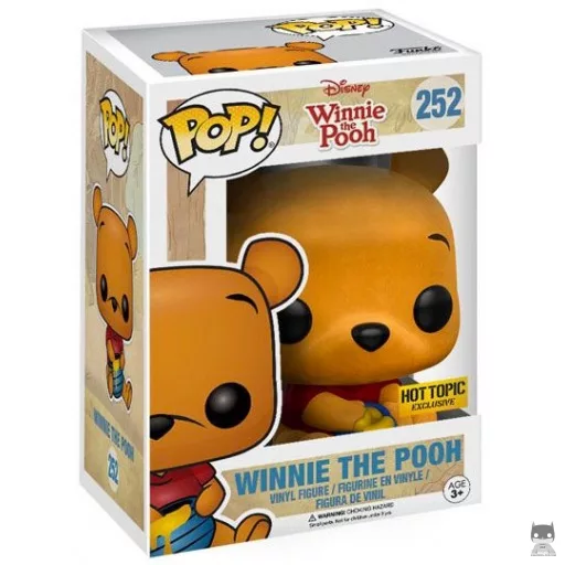 Figurine Funko POP Winnie l'Ourson Assis (Flocked) (Hot Topic)