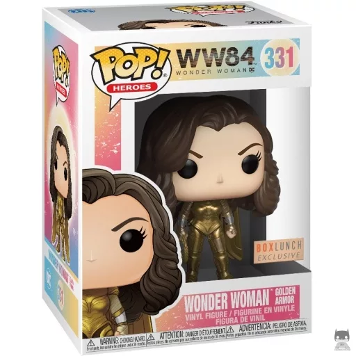 Figurine Funko POP Wonder Woman Armure en Or (Metallic) (Metallic)