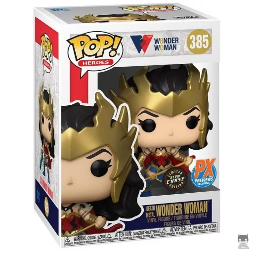 Figurine Funko POP Death Metal Wonder Woman (Chase & Glow in the Dark) (Glow in the Dark)