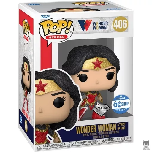 Figurine Funko POP Wonder Woman a Twist of Fate (Diamond Glitter) (Wonder Woman 80ème anniversaire)
