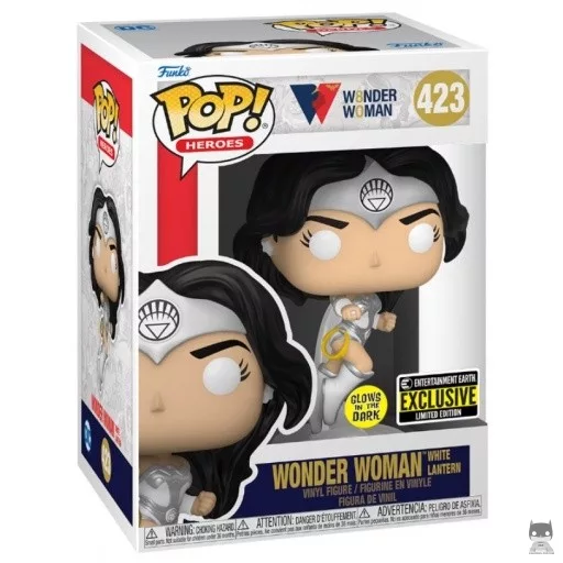 Figurine Funko POP Wonder Woman White Lantern (Glow in the Dark) (Wonder Woman 80ème anniversaire)