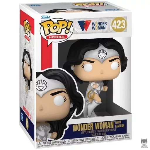 Figurine Funko POP Wonder Woman White Lantern (Wonder Woman 80ème anniversaire)