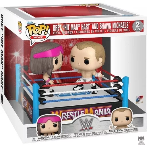 Figurine Funko POP Bret "Hit Man" Hart & Shawn Michaels (Multipack)