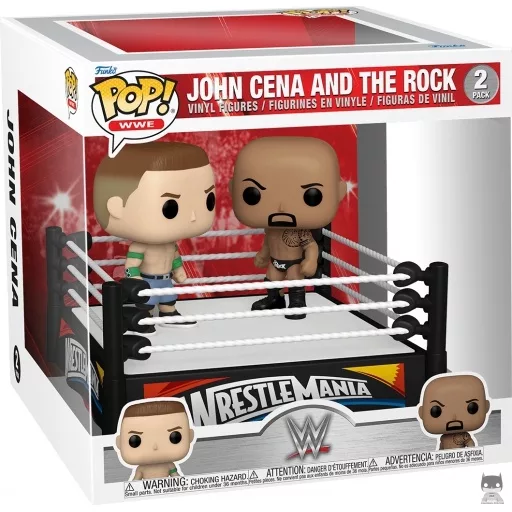 Figurine Funko POP John Cena & The Rock (Pop! Vinyl)