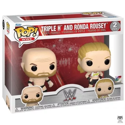 Figurine Funko POP Triple H & Ronda Rousey (Multipack)