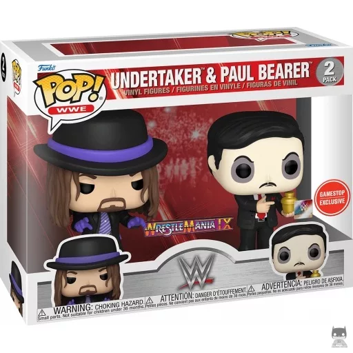 Figurine Funko POP Undertaker & Paul Bearer (Pop! Vinyl)