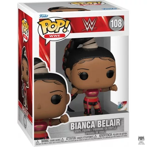 Figurine Funko POP Bianca Belair (Rouge) (WWE)