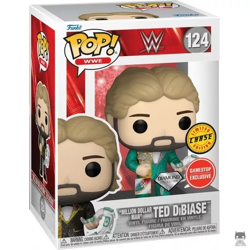 Figurine Funko POP Million Dollar Man Ted DiBiase (Chase & Diamond Glitter) (Ted Dibiase)
