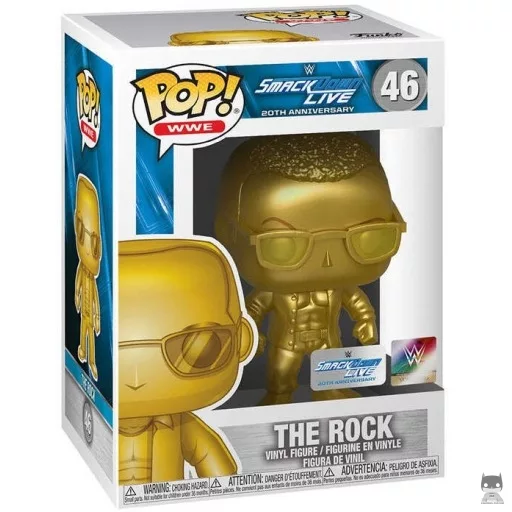 Figurine Funko POP The Rock (Or) (Exclusive)