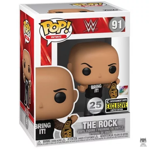 Figurine Funko POP The Rock avec Ceinture (Exclusive)