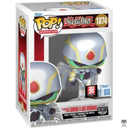 Figurine Funko POP Homme-Oiseau À L'Éclat Lumineux, Héros Élémentaire (Yu-Gi-Oh!)