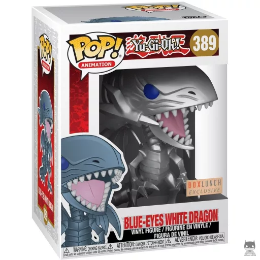 Figurine Funko POP Dragon Blanc aux Yeux Bleus (Metallic) (Yu-Gi-Oh!)