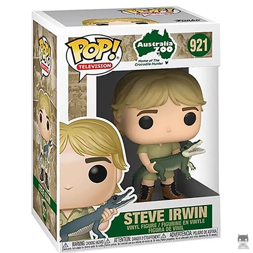 Figurine Funko POP Steve Irwin avec Crocodile (Zoo Australien)