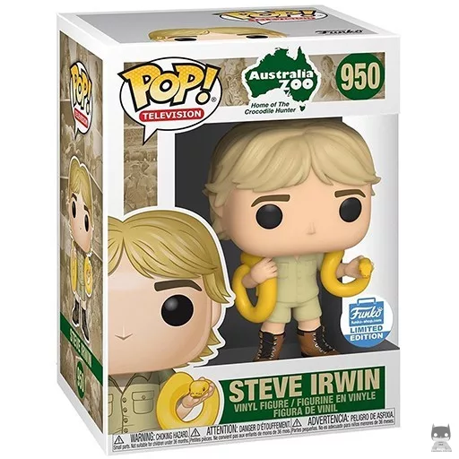 Figurine Funko POP Steve Irwin avec Serpent (Zoo Australien)