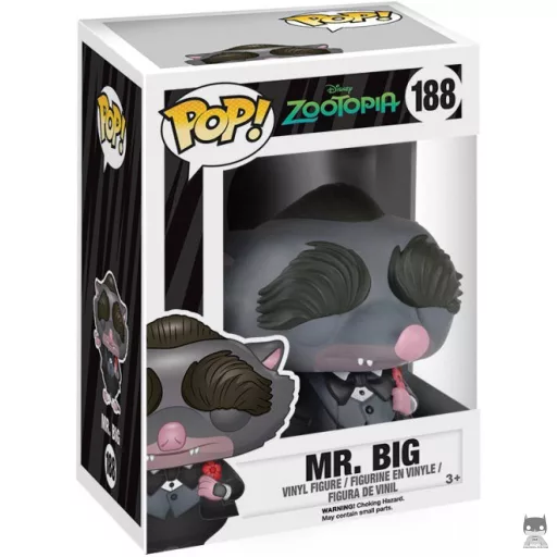 Figurine Funko POP Mr. Big (Zootopie)