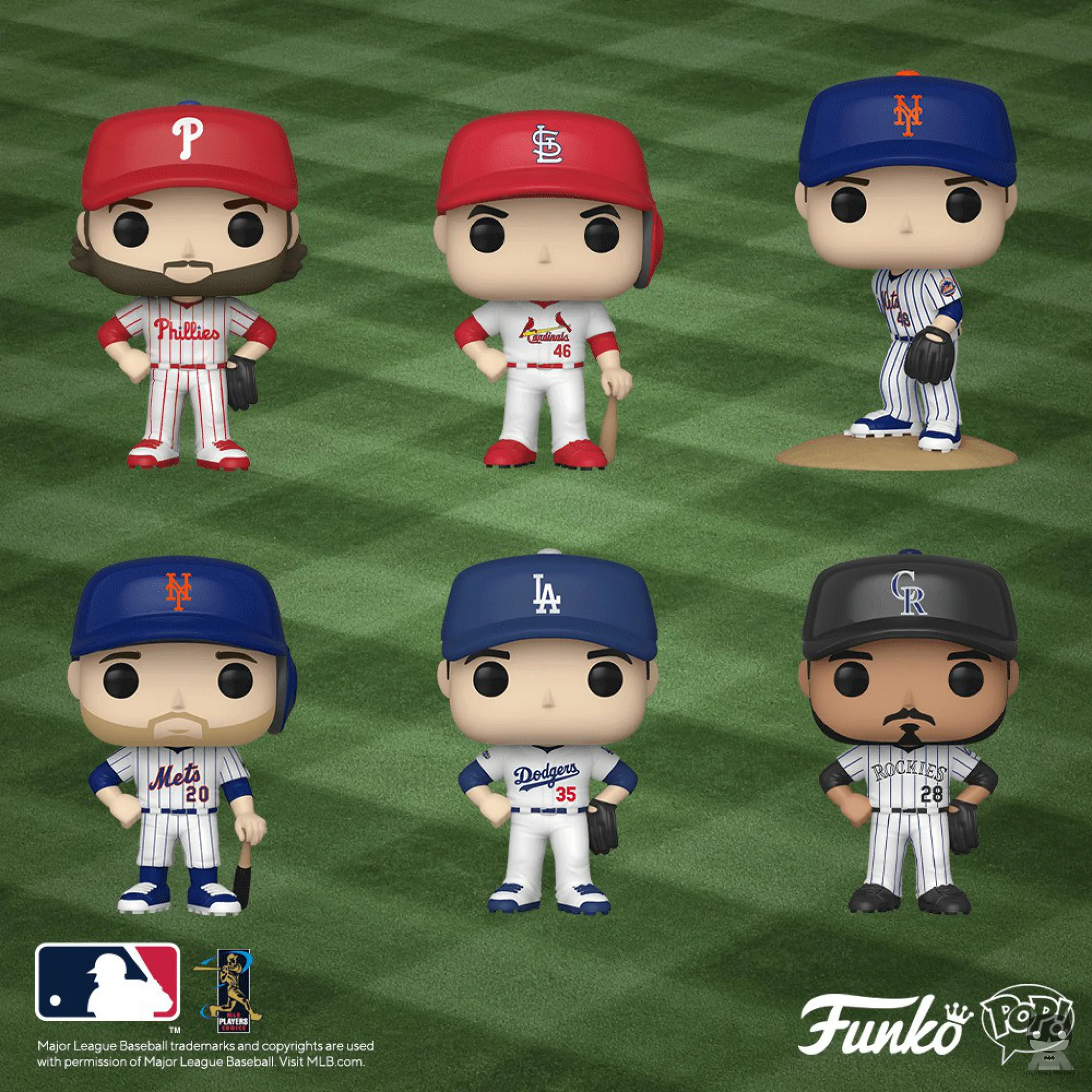 17 POP de joueurs de baseball