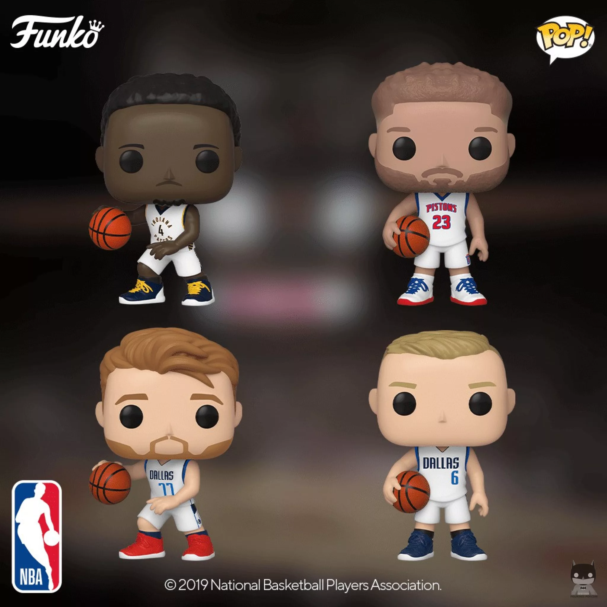 4 nouvelles figurines des joueurs NBA
