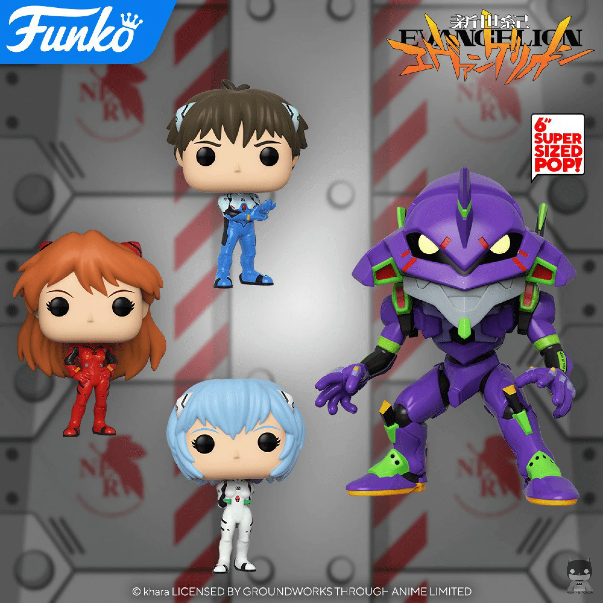 4 nouvelles figurines Evangelion