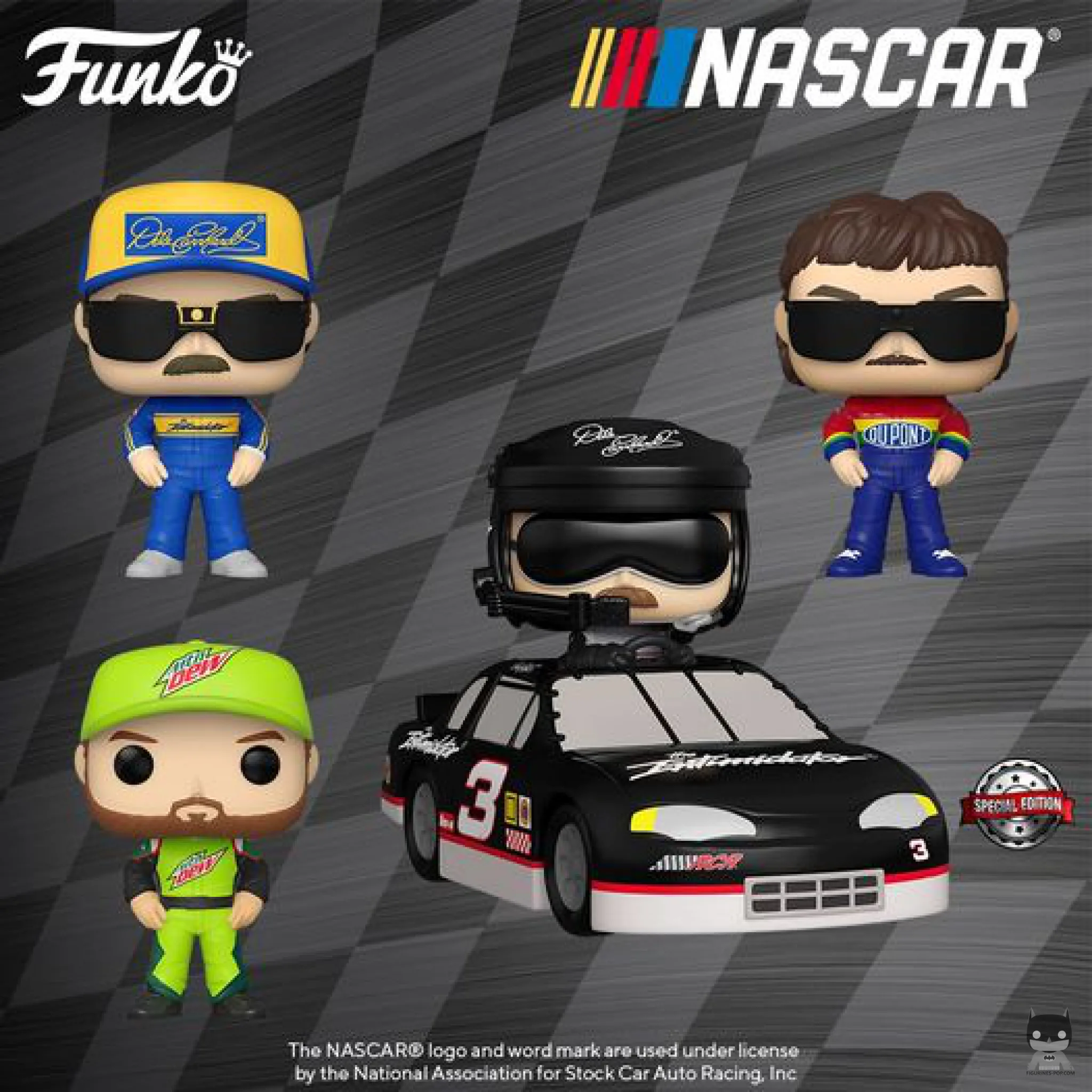 4 nouvelles POP des pilotes du Nascar (dont une POP Rides)