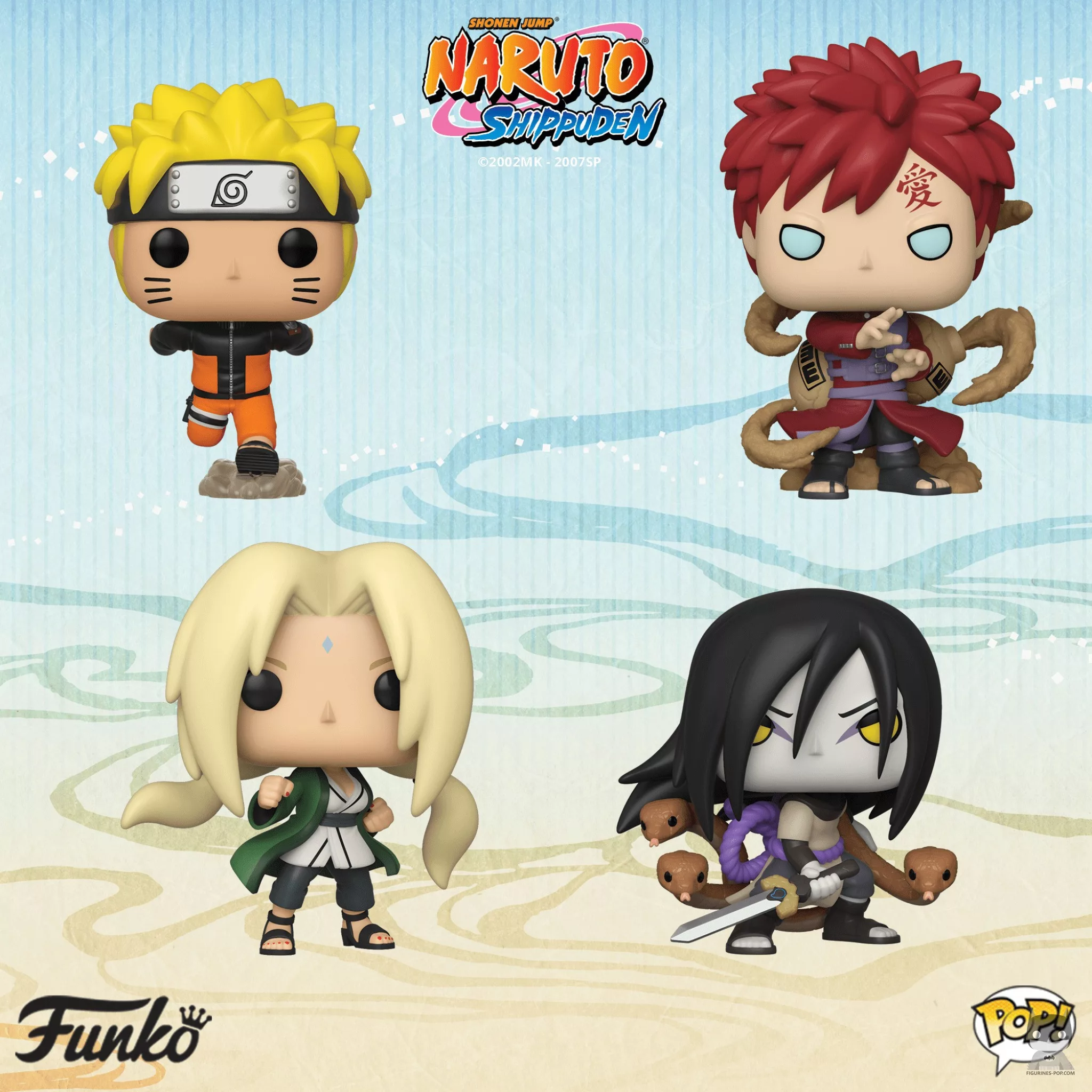 6 nouvelles figurines pour Naruto