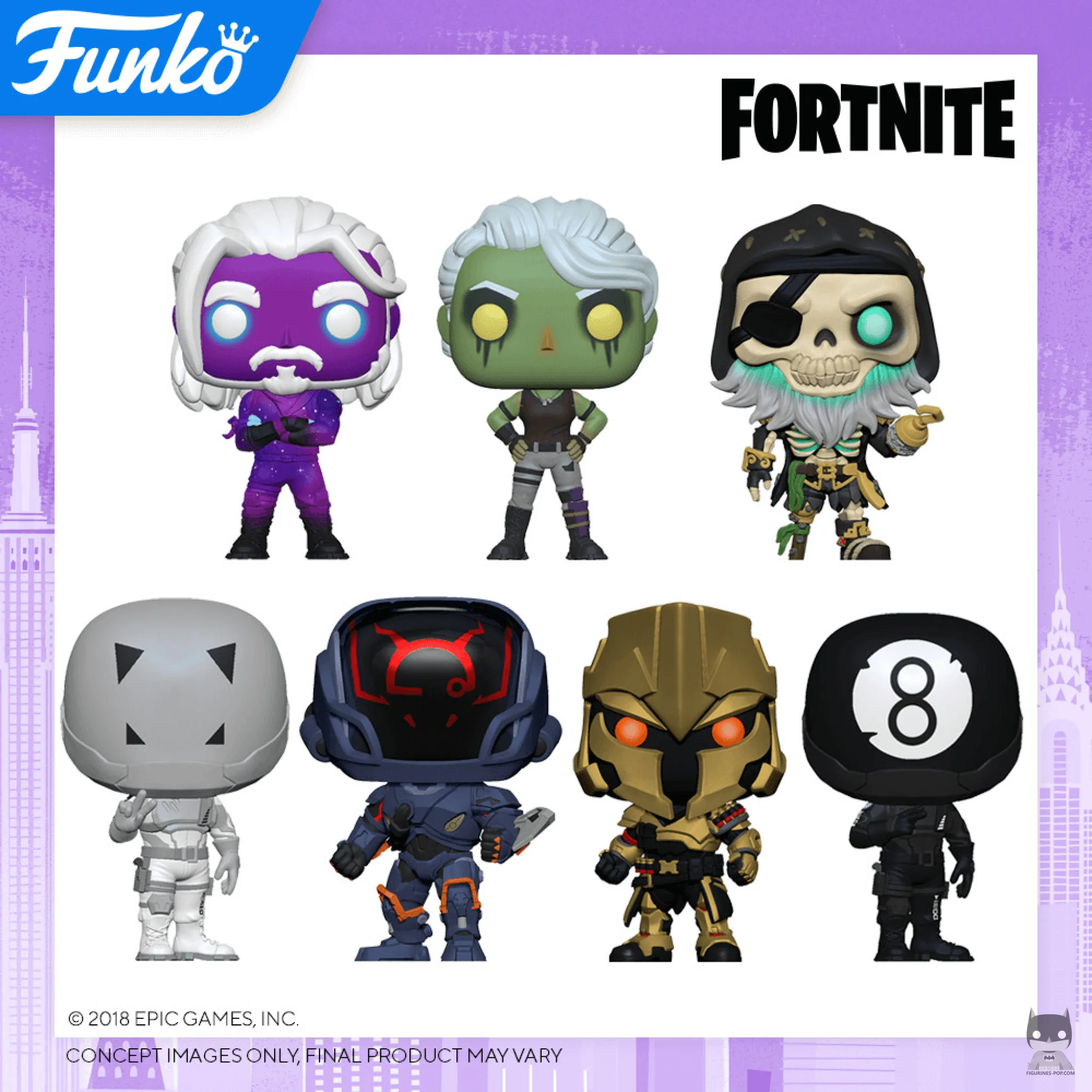 7 nouvelles figurines de Fortnite