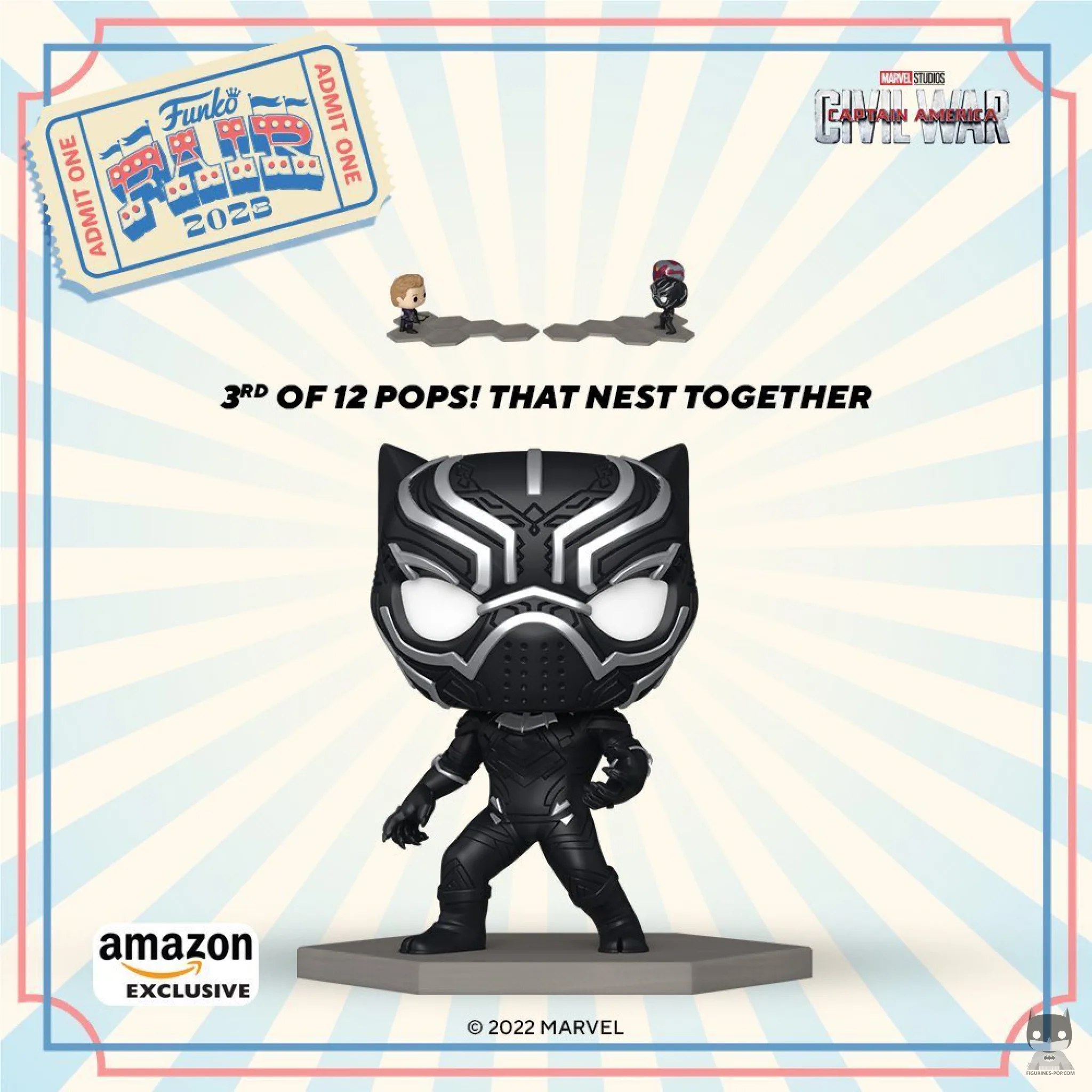 Black Panther et Black Widow rejoignent le plus grand Assemble de Funko POP