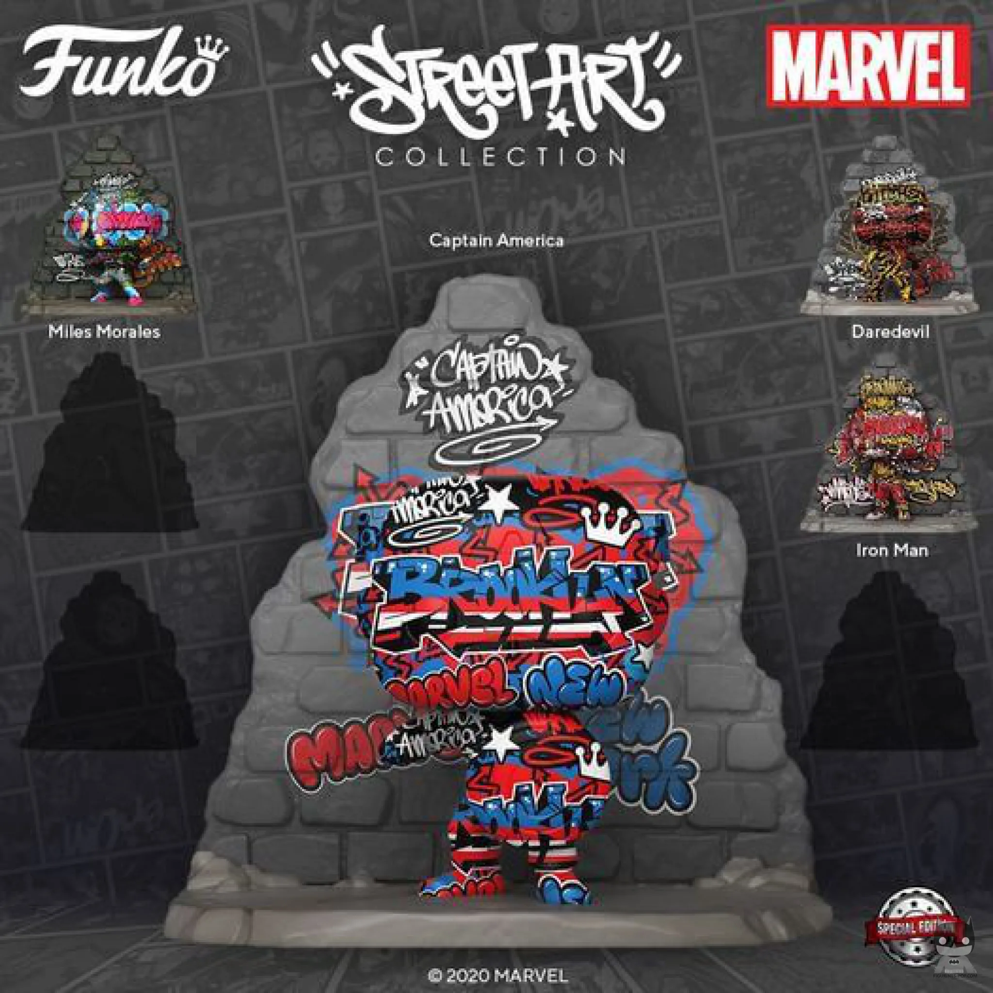 Captain America en Funko POP! Street Art