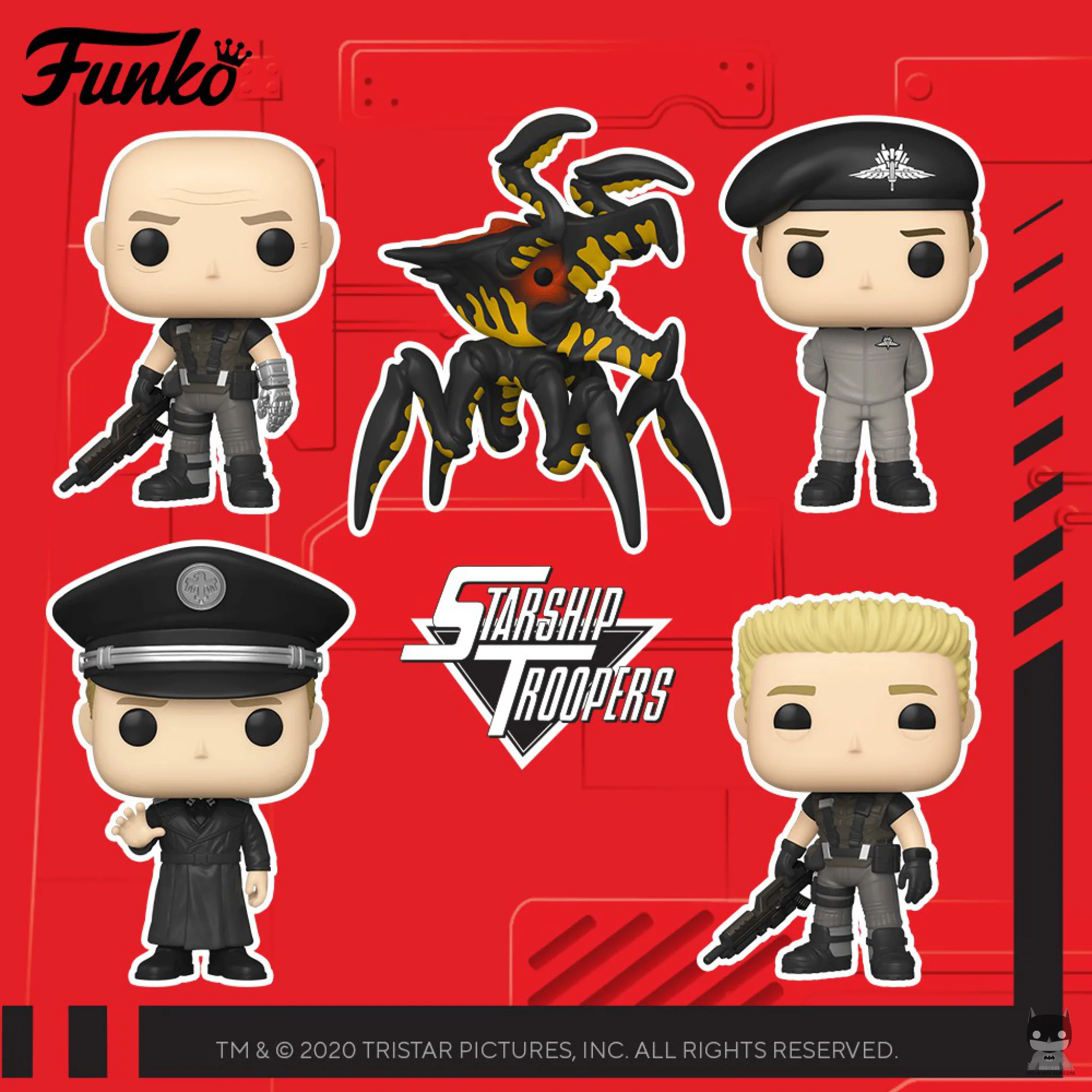Cinq nouvelles POP du film Starship Troopers